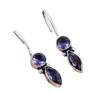 % Warrent Dangle Earrings sterling